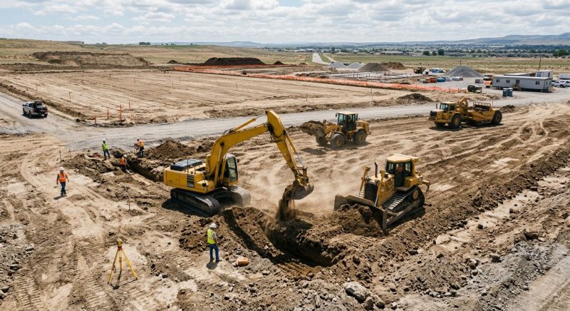 Parking Lot Site Preparation in Cumming, GA